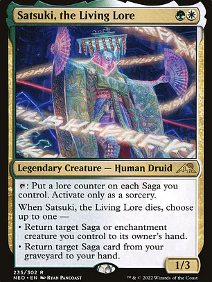 Satsuki, the Living Lore (Kamigawa: Neon Dynasty)
