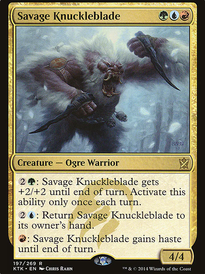 Savage Knuckleblade (Khans of Tarkir) 1