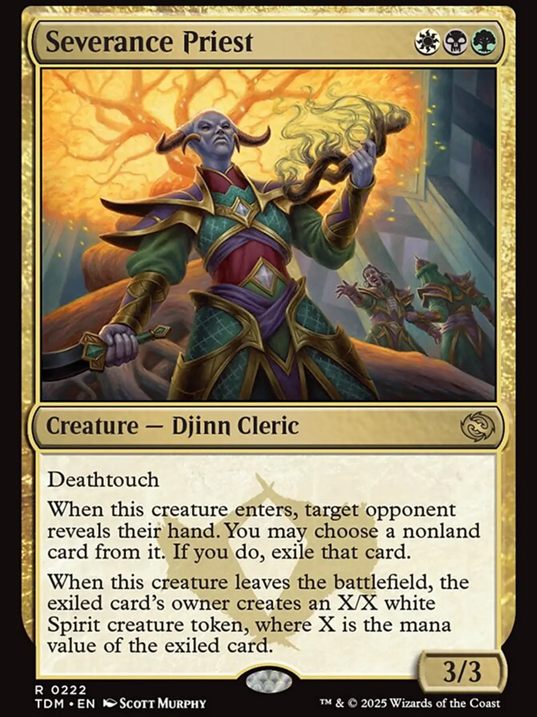 Severance Priest (Tarkir: Dragonstorm) 1