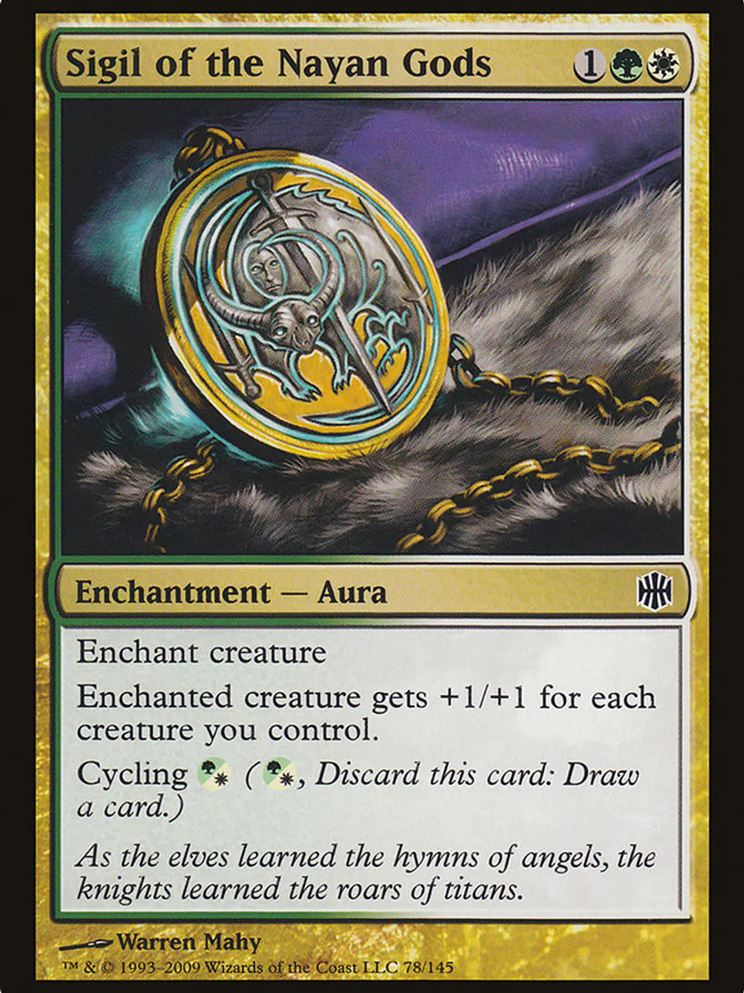 Sigil of the Nayan Gods (Alara Reborn) 1