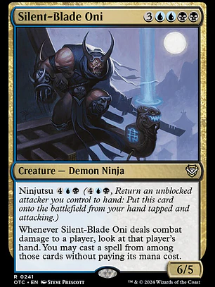 Silent-Blade Oni (Outlaws of Thunder Junction Commander)