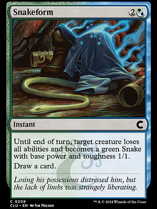 Snakeform (Ravnica: Clue Edition)
