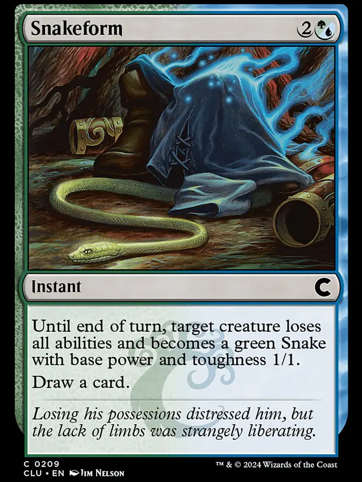 Snakeform (Ravnica: Clue Edition) 1