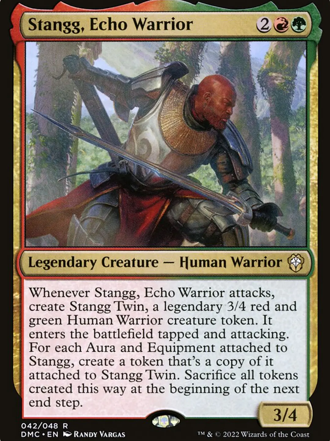 Stangg, Echo Warrior (Dominaria United Commander) 1