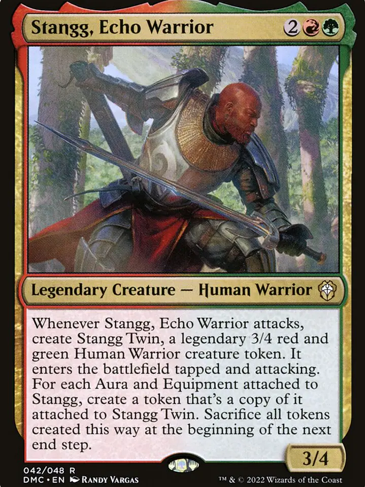 Stangg, Echo Warrior (Dominaria United Commander) 1