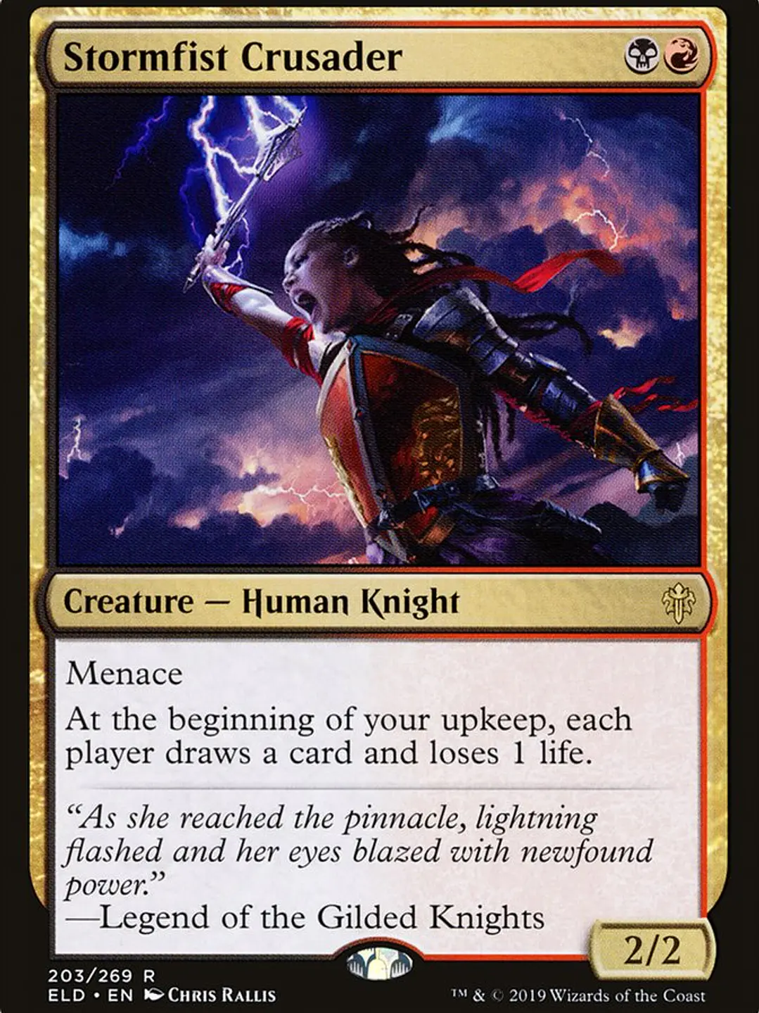 Stormfist Crusader (Throne of Eldraine) 1