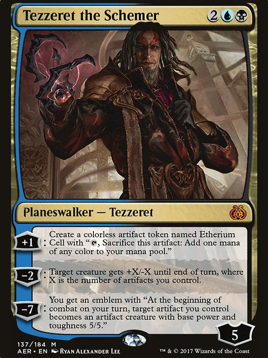 Tezzeret the Schemer (Aether Revolt) 1