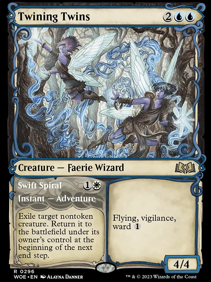 Twining Twins // Swift Spiral (Wilds of Eldraine) 1