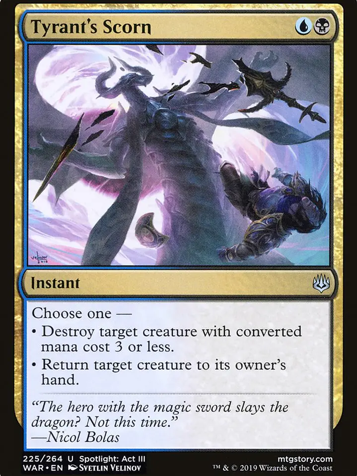 Tyrant's Scorn (War of the Spark) 1