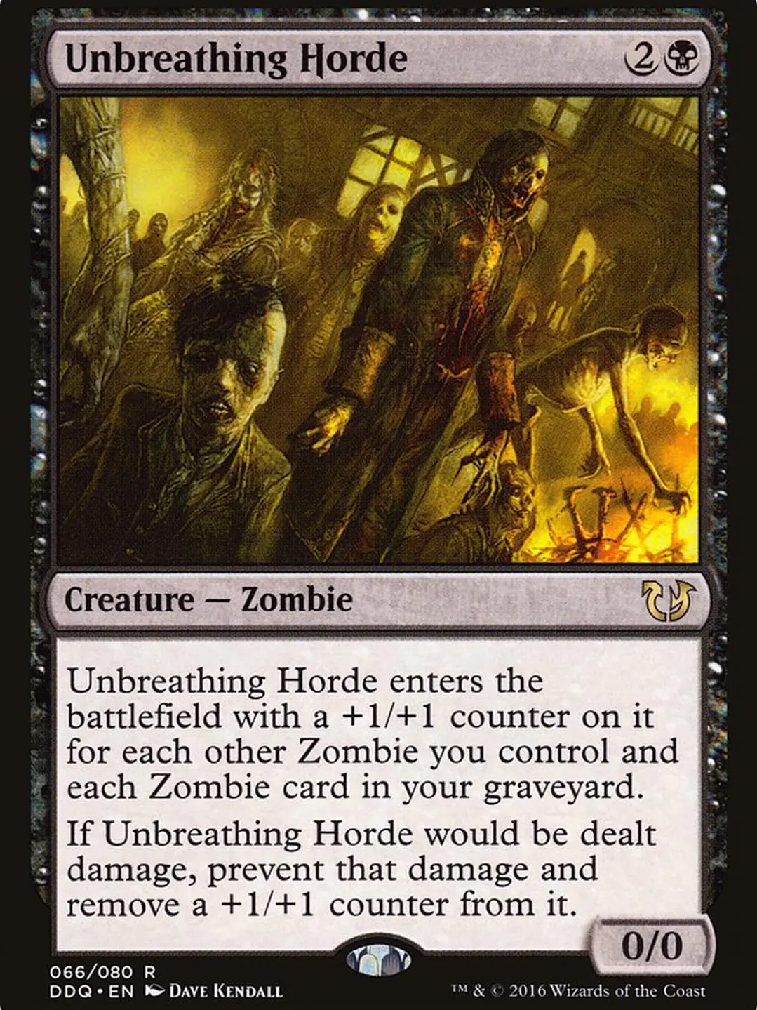 Unbreathing Horde (Duel Decks: Blessed vs. Cursed) 1