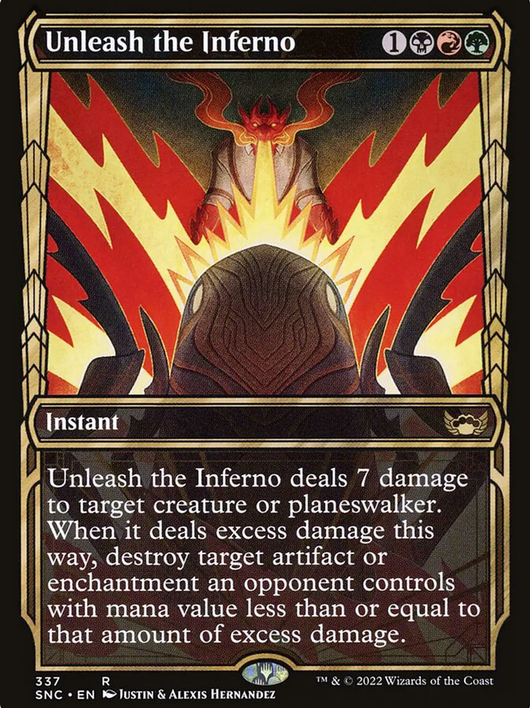 Unleash the Inferno (Streets of New Capenna) 1