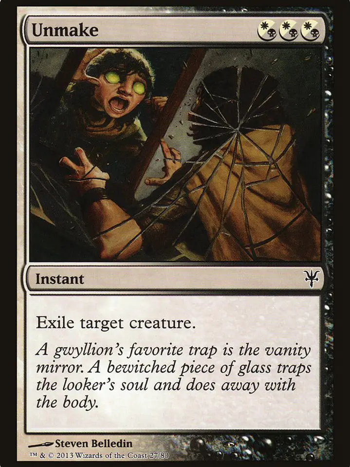 Unmake (Duel Decks: Sorin vs. Tibalt) 1