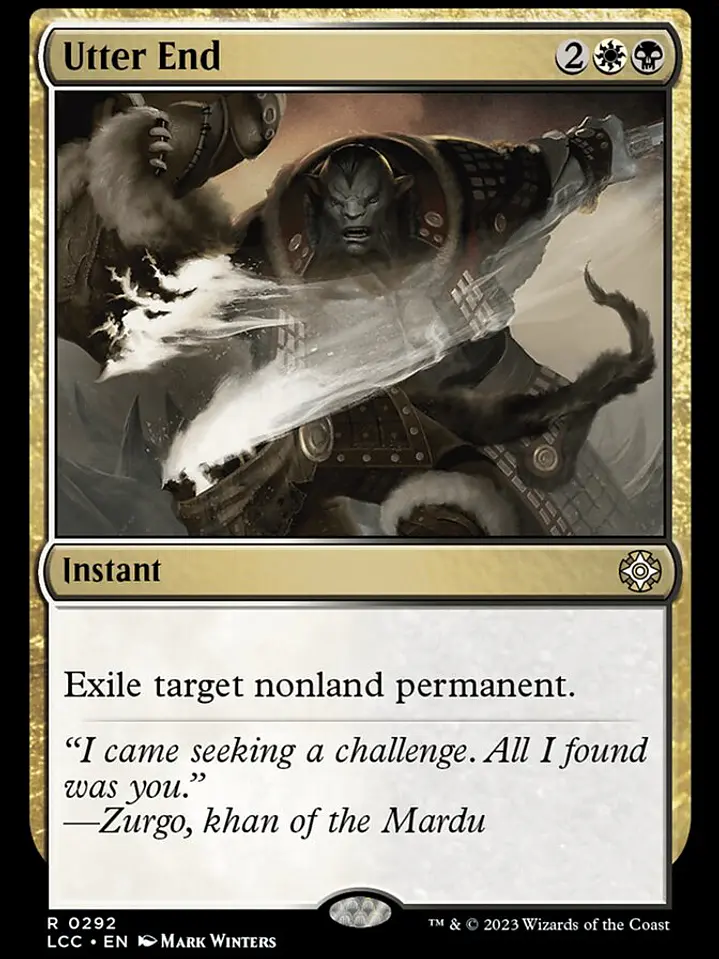 Utter End (The Lost Caverns of Ixalan Commander) 1