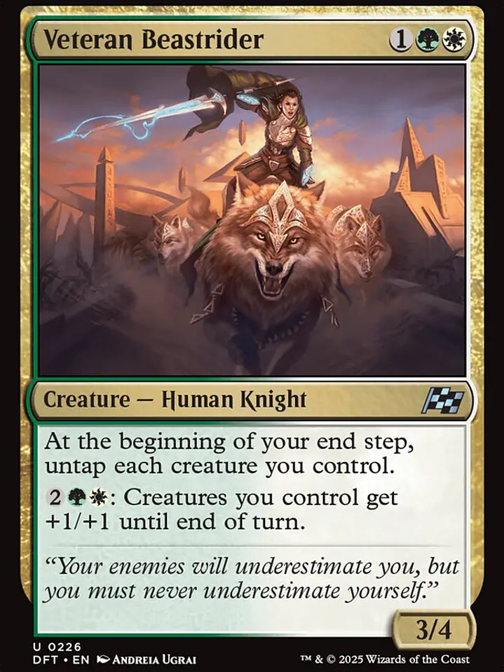 Veteran Beastrider (Aetherdrift) 1
