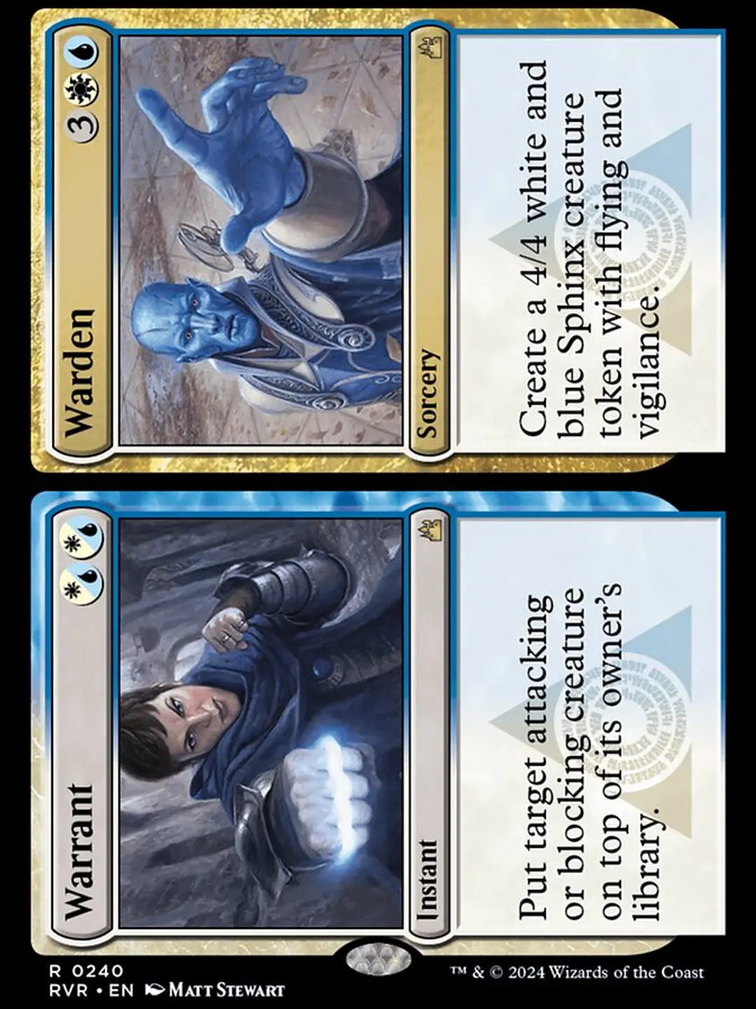 Warrant // Warden (Ravnica Remastered) 1