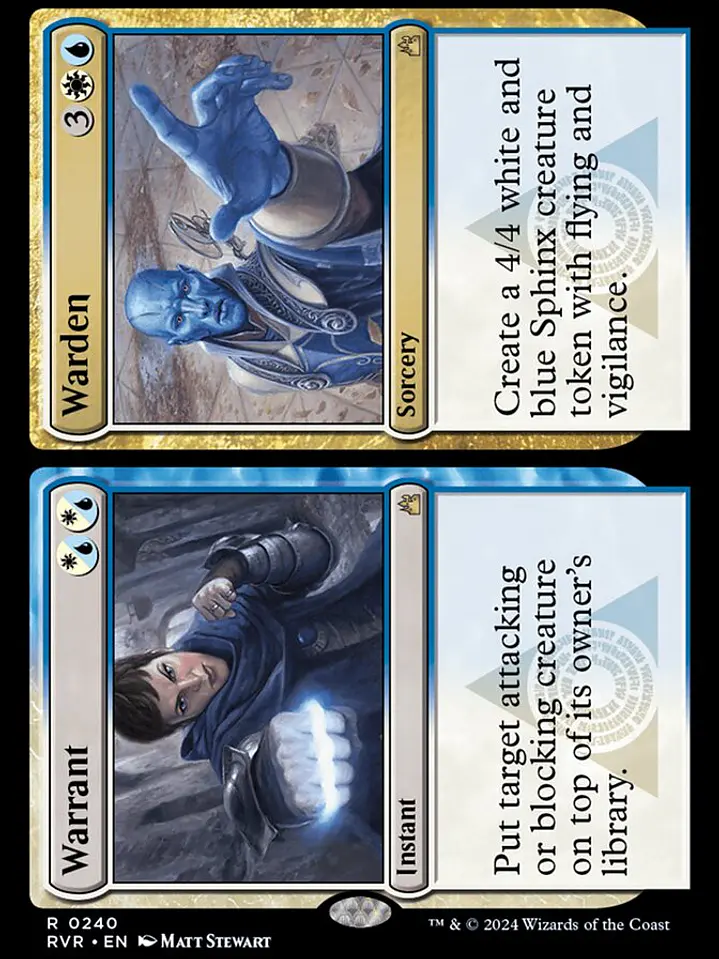 Warrant // Warden (Ravnica Remastered) 1