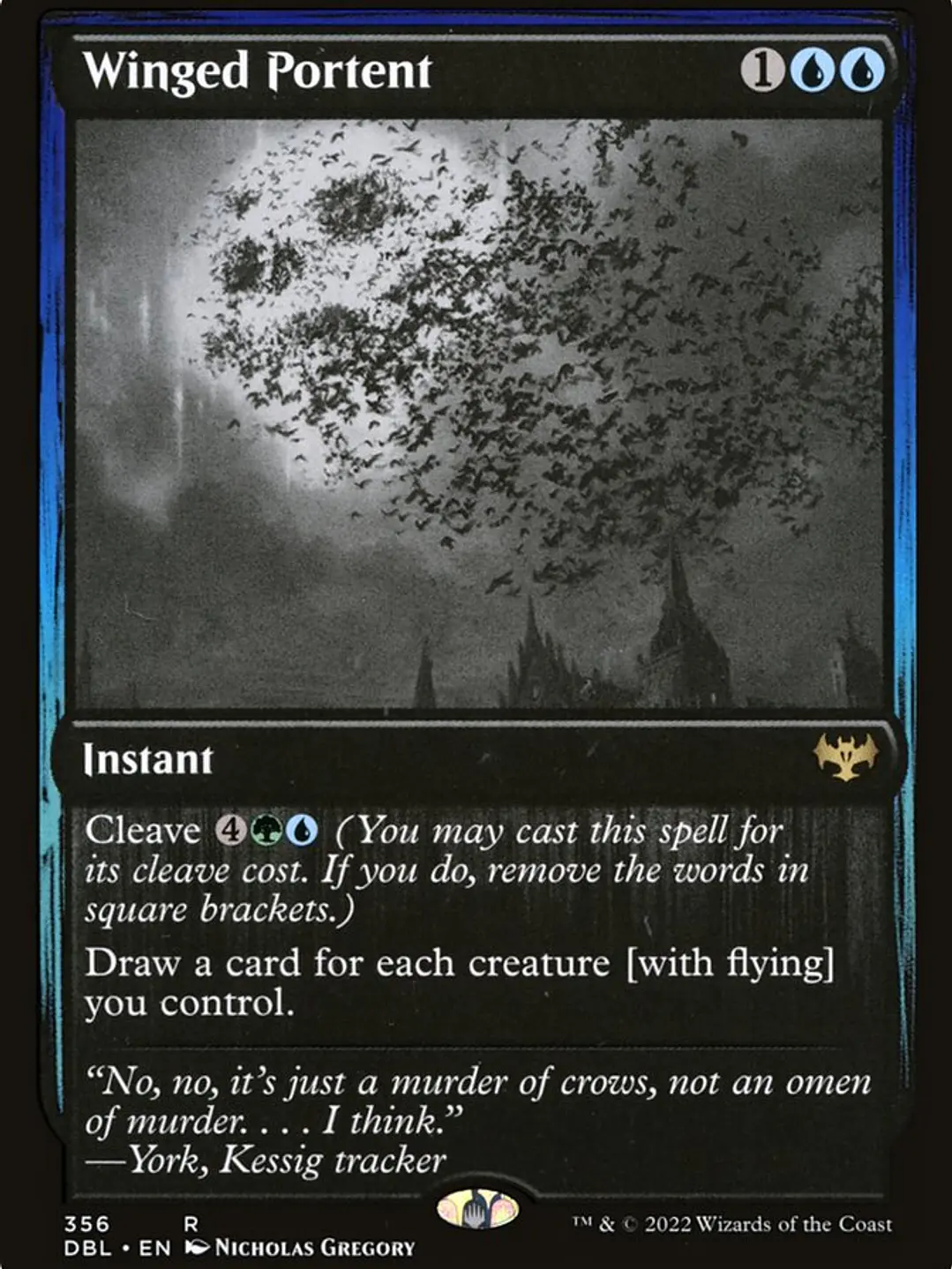 Winged Portent (Innistrad: Double Feature) 1