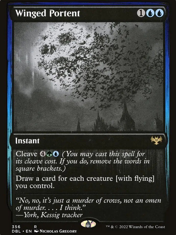 Winged Portent (Innistrad: Double Feature) 1