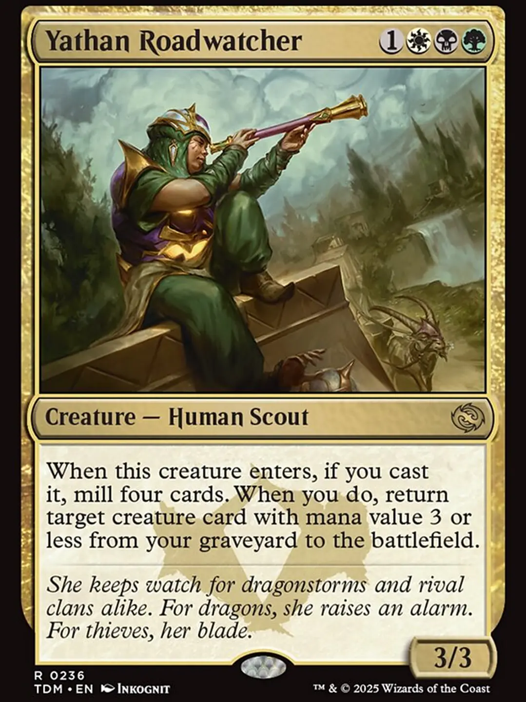 Yathan Roadwatcher (Tarkir: Dragonstorm) 1