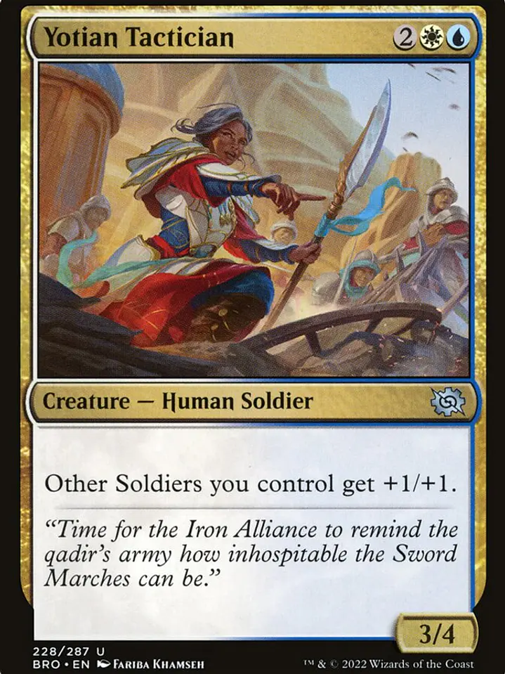 Yotian Tactician (The Brothers' War) 1