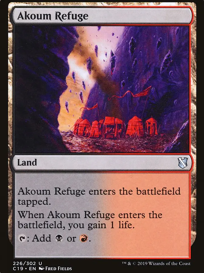Akoum Refuge (Commander 2019) 1