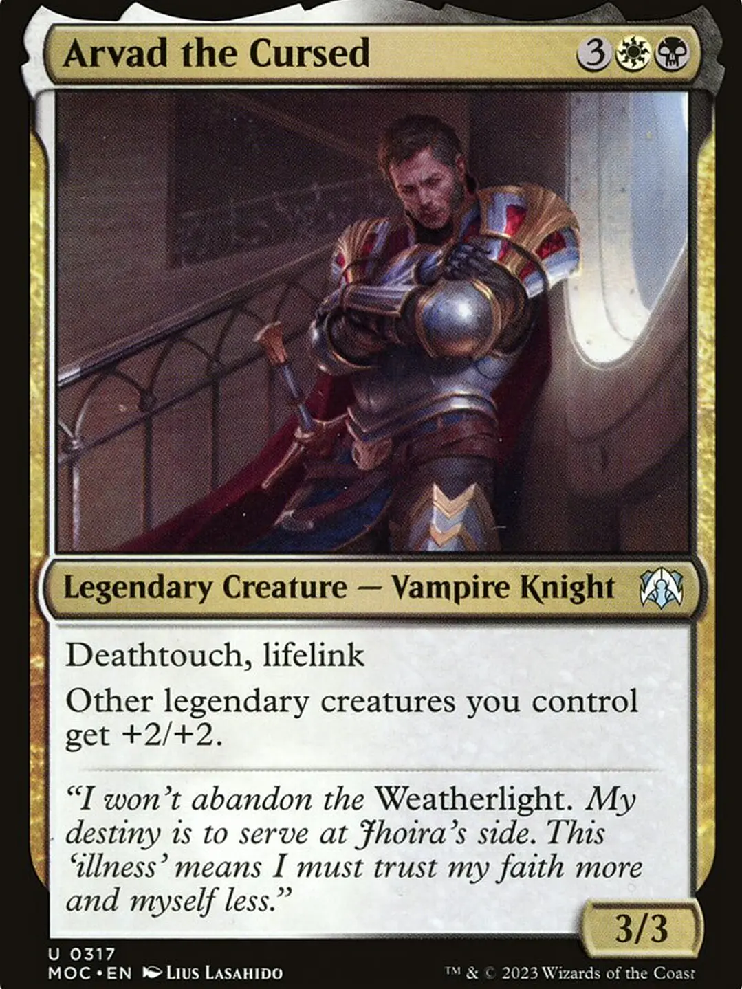 Arvad the Cursed (March of the Machine Commander) 1