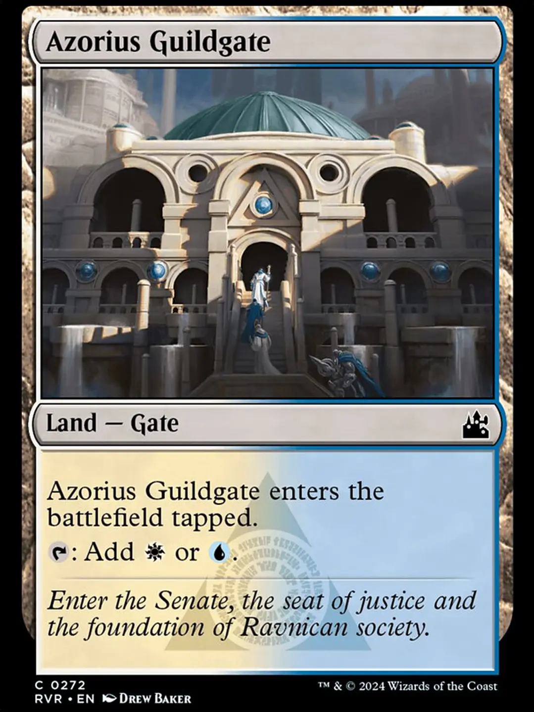 Azorius Guildgate (Ravnica Remastered) 1