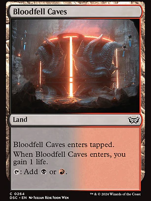 Bloodfell Caves (Duskmourn: House of Horror Commander)