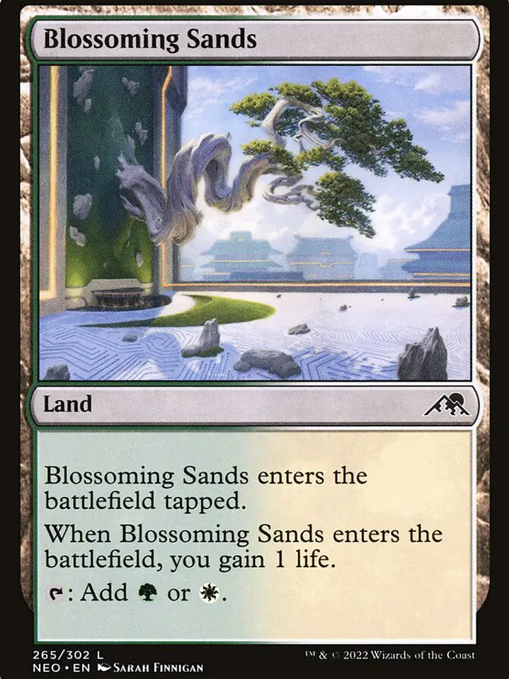 Blossoming Sands (Kamigawa: Neon Dynasty) 1