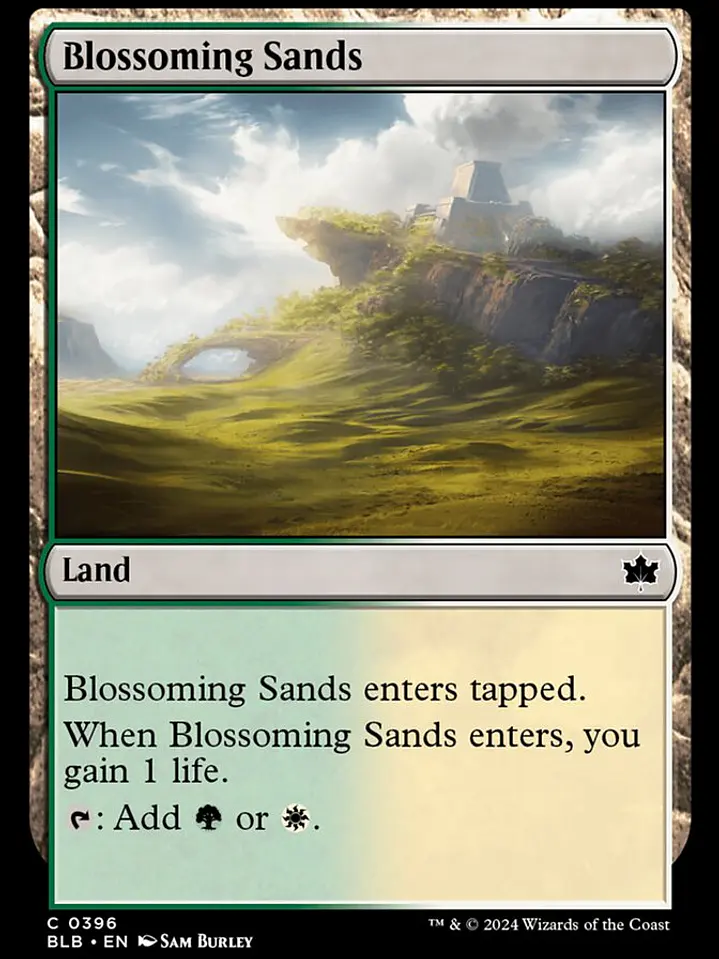 Blossoming Sands (Bloomburrow) 1