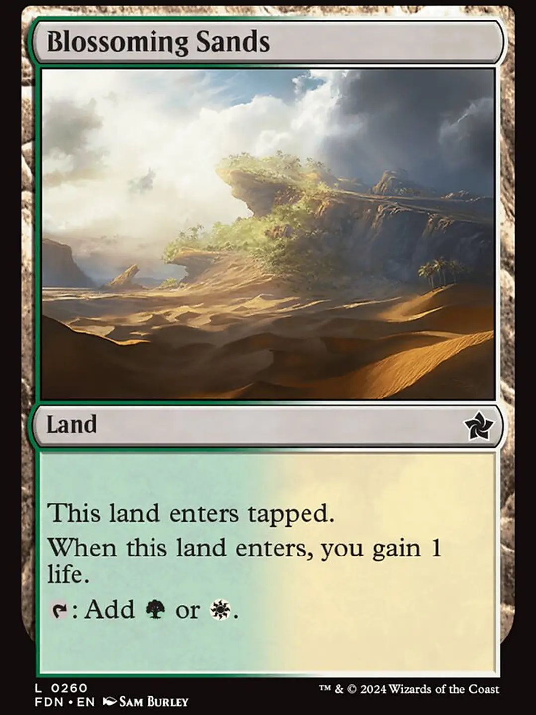 Blossoming Sands (Foundations) 1