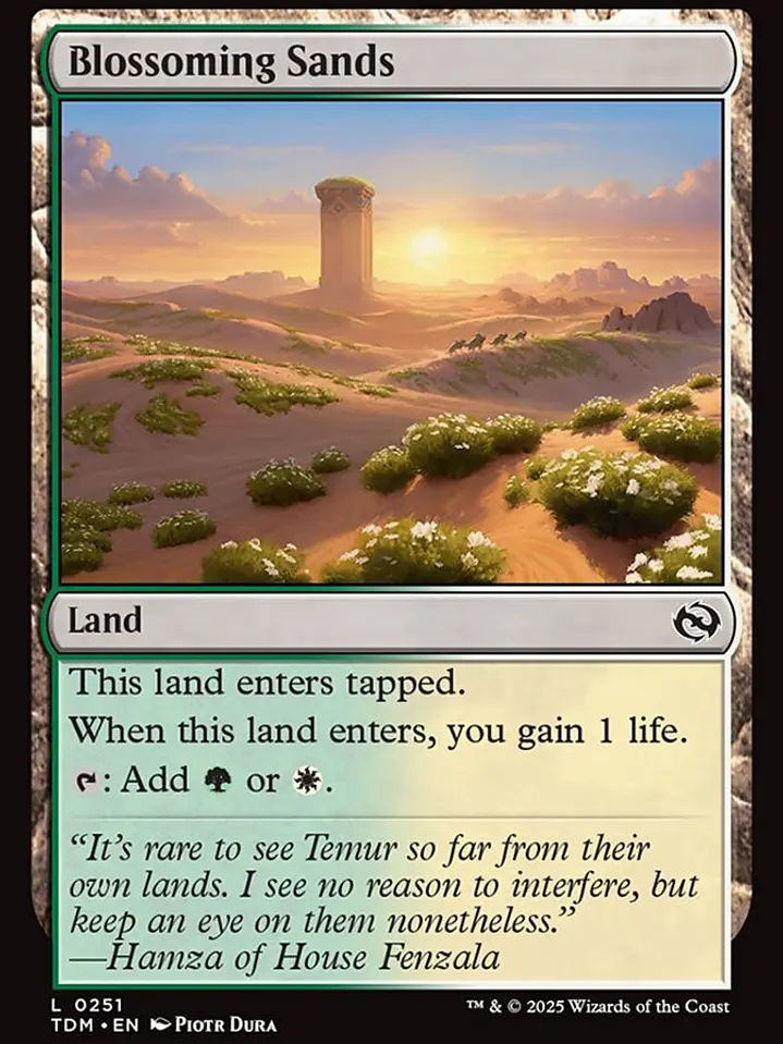 Blossoming Sands (Tarkir: Dragonstorm) 1