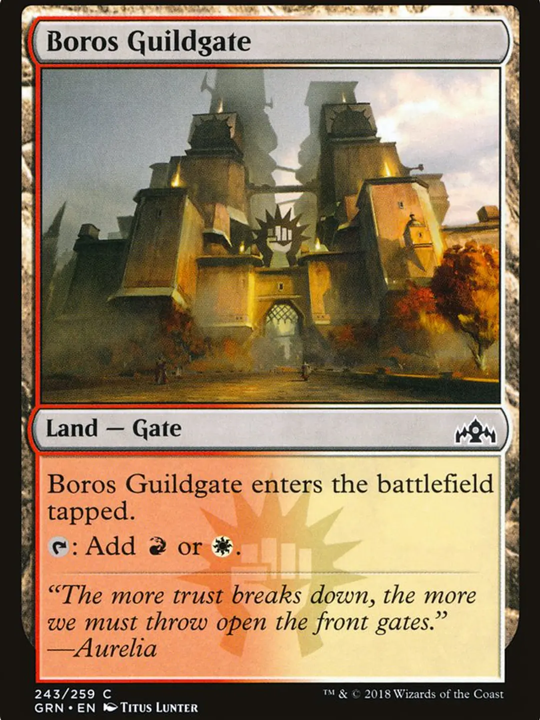 Boros Guildgate (Guilds of Ravnica) 1