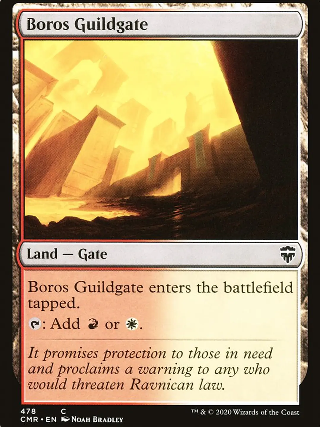 Boros Guildgate (Commander Legends) 1