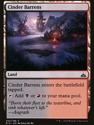 Cinder Barrens (Rivals of Ixalan)