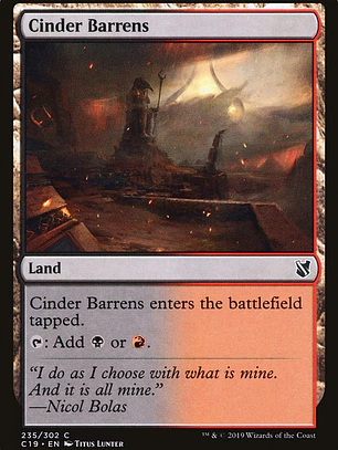 Cinder Barrens (Commander 2019)