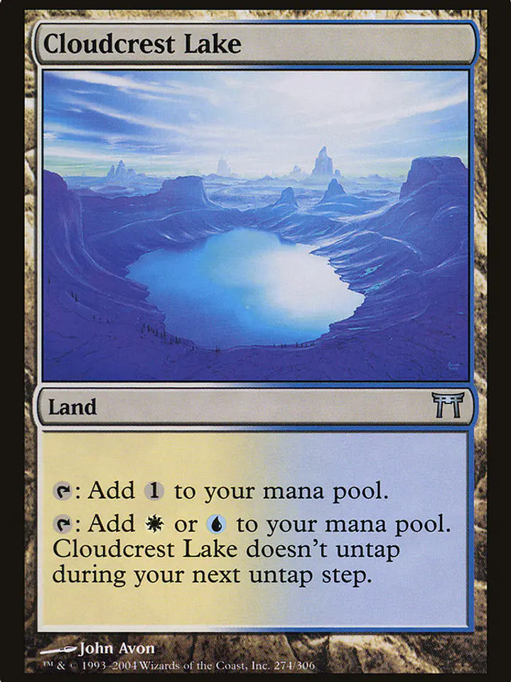 Cloudcrest Lake (Champions of Kamigawa) 1