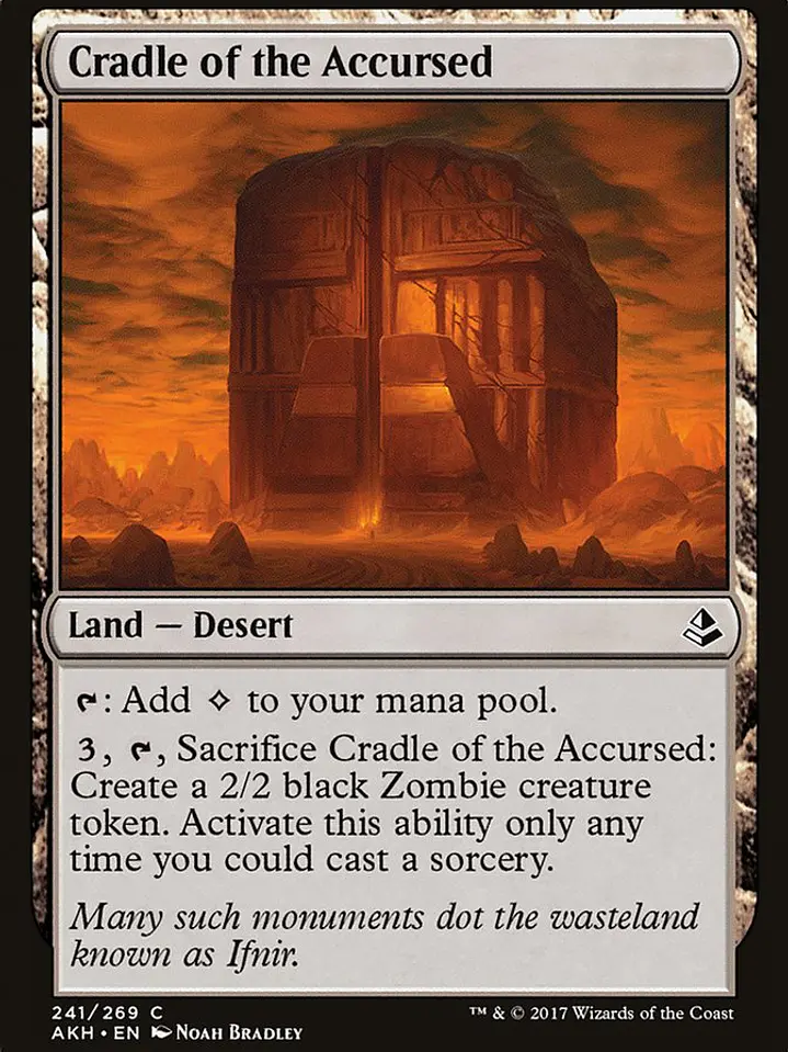 Cradle of the Accursed (Amonkhet) 1