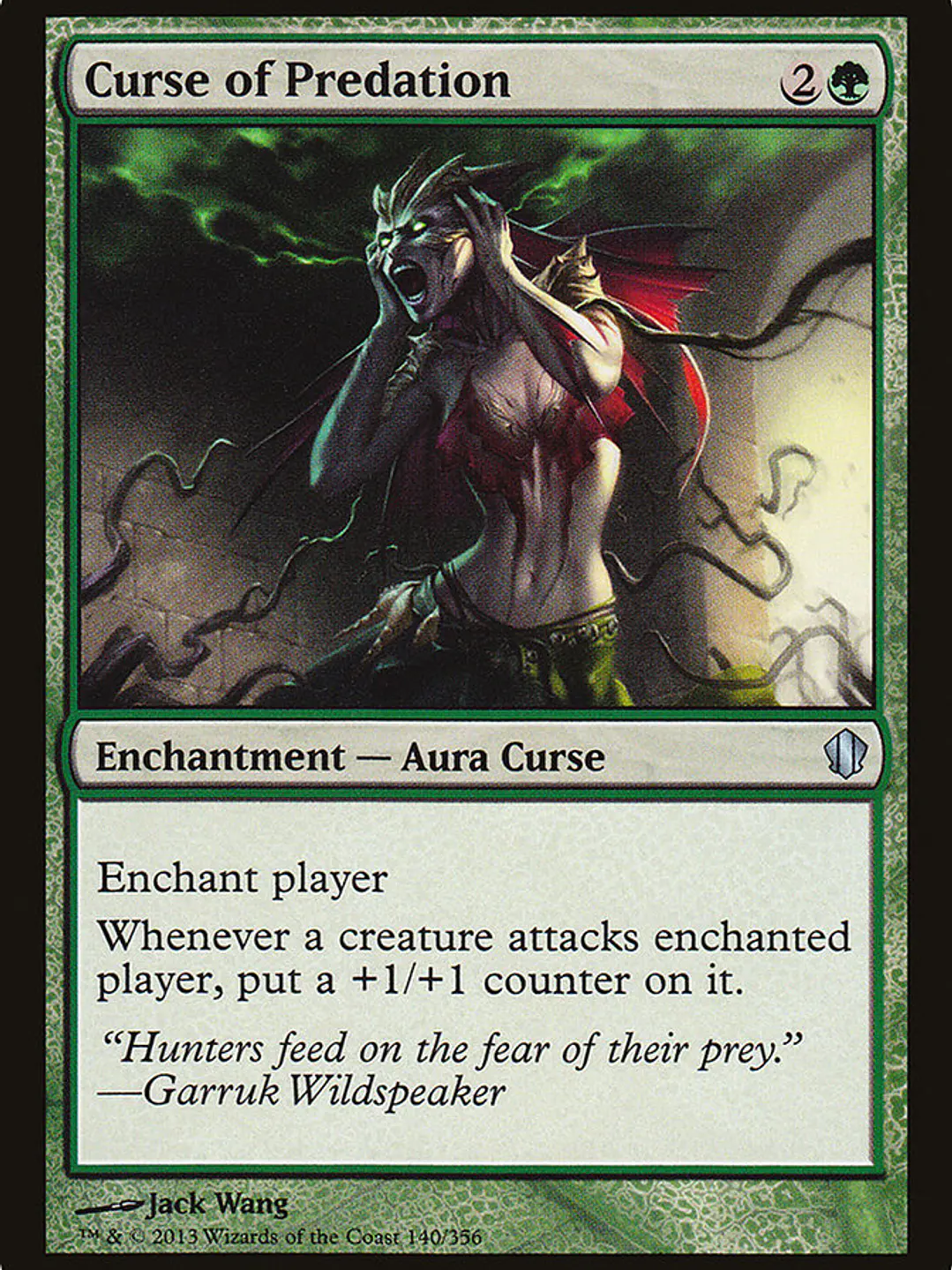 Curse of Predation (Commander 2013) 1
