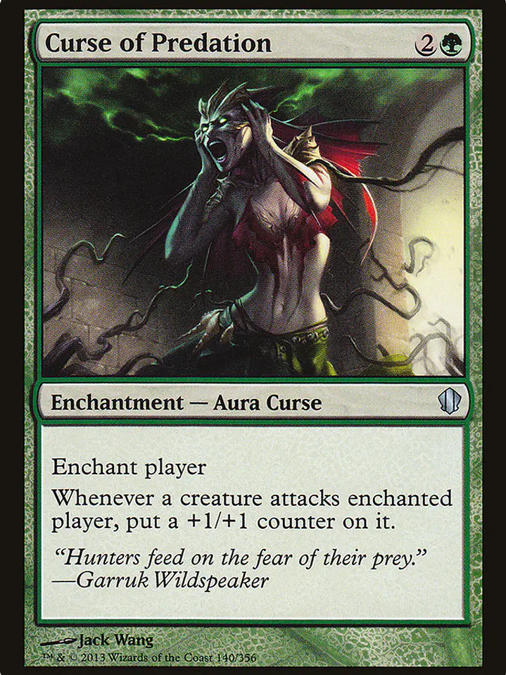 Curse of Predation (Commander 2013) 1