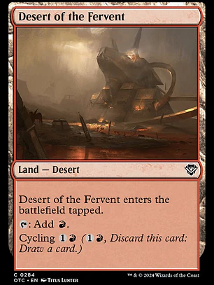 Desert of the Fervent (Outlaws of Thunder Junction Commander)