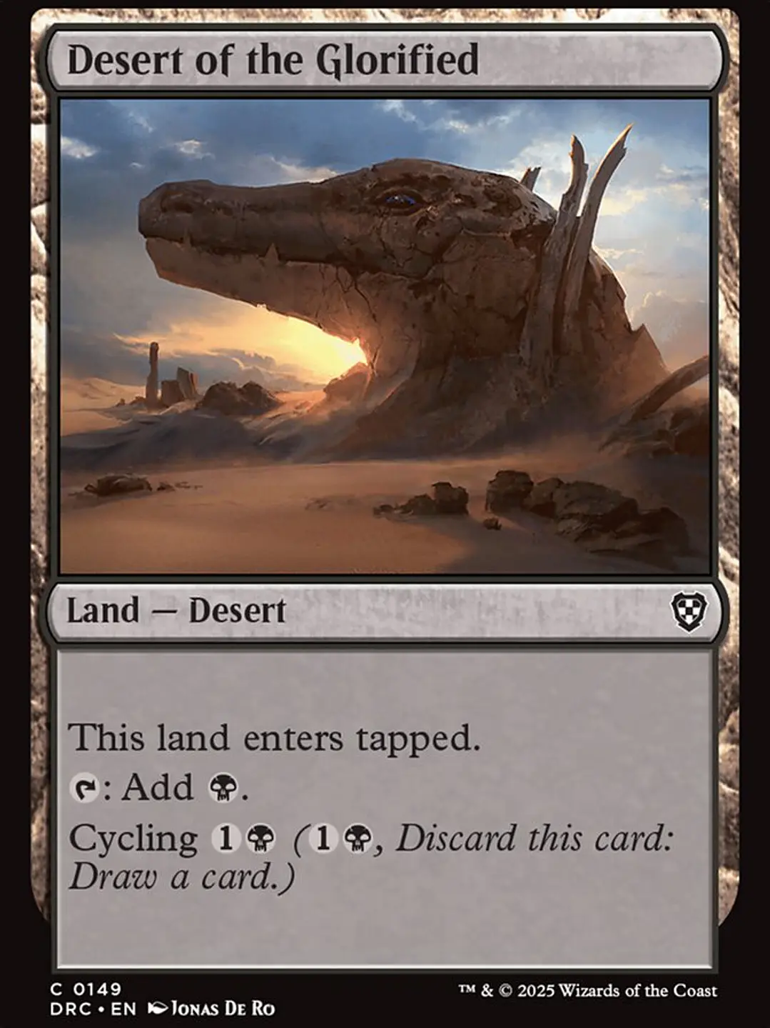 Desert of the Glorified (Aetherdrift Commander) 1