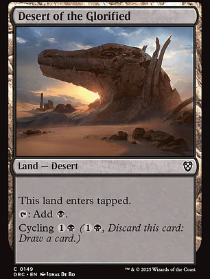 Desert of the Glorified (Aetherdrift Commander)