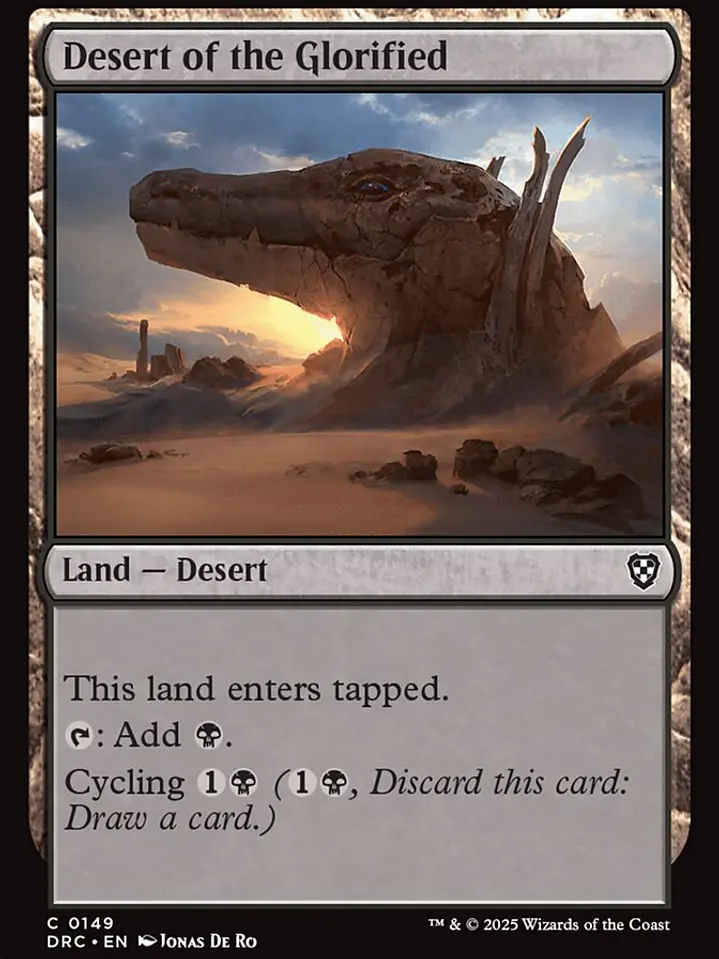 Desert of the Glorified (Aetherdrift Commander) 1