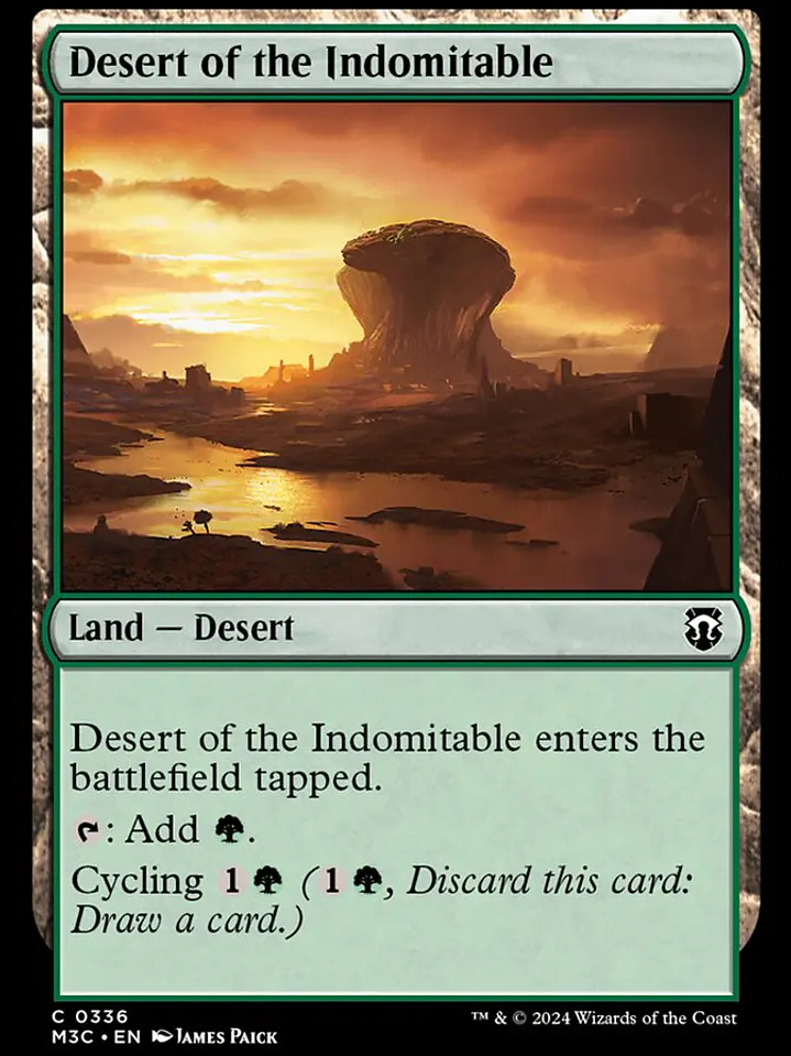 Desert of the Indomitable (Modern Horizons 3 Commander) 1
