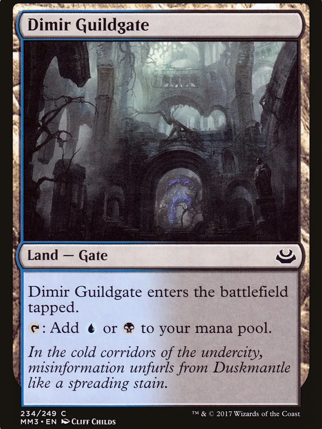 Dimir Guildgate (Modern Masters 2017) 1