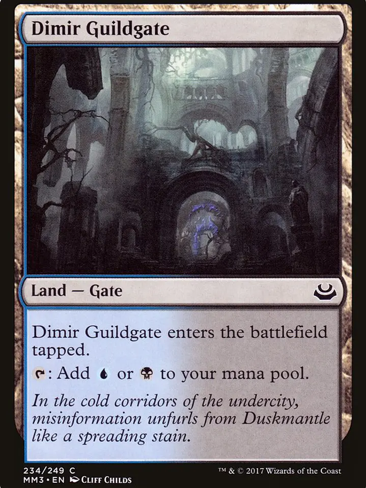 Dimir Guildgate (Modern Masters 2017) 1