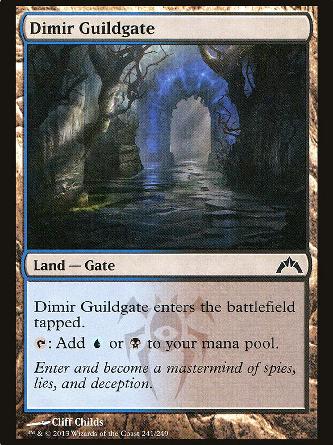 Dimir Guildgate (Gatecrash) 1