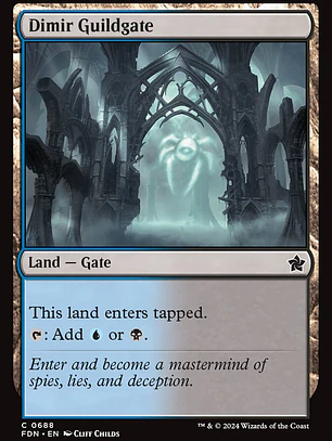 Dimir Guildgate (Foundations)