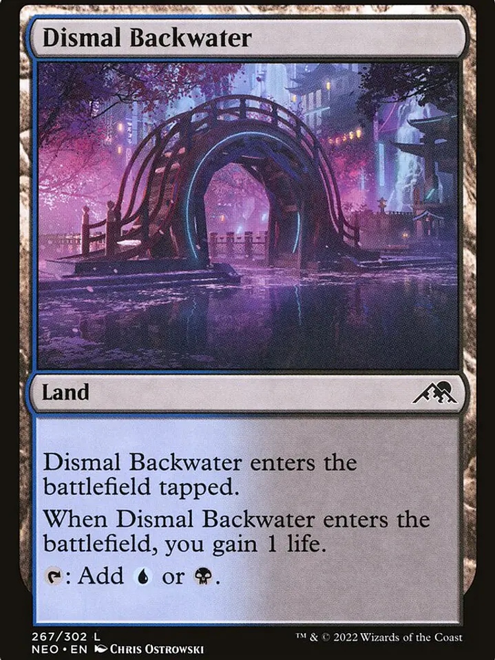 Dismal Backwater (Kamigawa: Neon Dynasty) 1